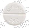 Clonidine hydrochloride 0.2 mg MYLAN 186 Front
