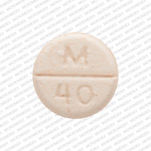 Clorazepate dipotassium 7.5 mg M 40