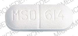 Colbenemid 0.5 mg / 500 mg COLBENEMID MSD 614 Front