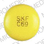 Pill SKF C69 Yellow Round is Compazine