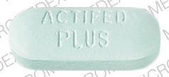 Pill ACTIFED PLUS Green Oval is Actifed plus