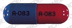 Pill R-083 Blue Capsule/Oblong is Cyclandelate