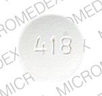 Pill 418 WATSON White Round is Cyclobenzaprine Hydrochloride