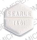 Pill LOGO STOMACH SEARLE 1461 White Six-sided is Cytotec