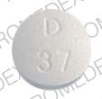 Pill Imprint D 37 W (Demerol hydrochloride 100 mg)
