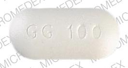 Pill GG 100 White Capsule/Oblong is Acetaminophen and Propoxyphene Napsylate