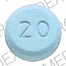 Propranolol hydrochloride 20 mg 20 DAN 5555 Back