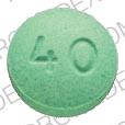 Propranolol hydrochloride 40 mg 40 DAN 5556 Back