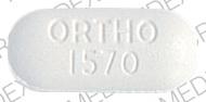 Pill ORTHO 1570 White Oval is Protostat