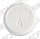 Pill 573 573 PROVENTIL 4 White Round is Proventil