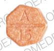 Pill A 15 Orange Six-sided is Asendin