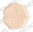 Pill A 18 Orange Seven-sided is Asendin