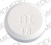 Pill BI 48 White Round is Respbid