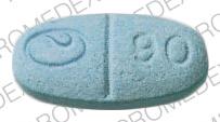 Pill Logo 90 is Ru-Tuss DE 600 mg / 120 mg