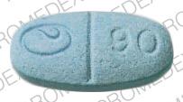 Pill Logo 90 is Ru-Tuss DE 600 mg / 120 mg