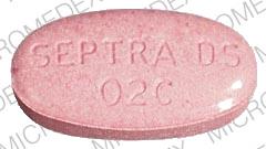 Pill SEPTRA DS O2C Pink Oval is Septra DS