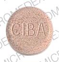 Ser-ap-ES (hydralazine / hydrochlorothiazide / reserpine) 25 mg / 15 mg / 0.1 mg (71 CIBA)