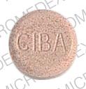 Pill 71 CIBA Pink Round is Ser-ap-ES