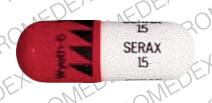 Pill SERAX 15 WYETH-6 is Serax 15 MG