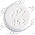 Pill rPr 352 White Round is Slo-phyllin