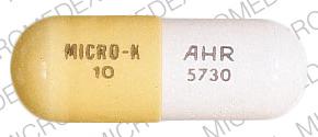 Pill MICRO-K 10 AHR 5730 is Micro-K 10 10 mEq