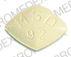 Pill MIDAMOR MSD 92 Yellow Four-sided is Midamor
