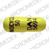 201x201 Minocycline hydrochloride 50 mg MINOCYCLINE 50 DAN 5694