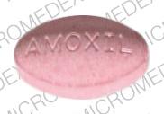 Pill AMOXIL 125 Pink Oval is Amoxil