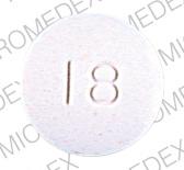 Pill 18 White Round is NEOMYCIN SULFATE