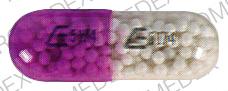 Pill E5174 E5174 Purple Capsule/Oblong is Nitroglycerin ER