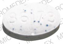 Pill 8673 White Oval is Exgest LA