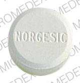 Norgesic 385 mg / 30 mg / 25 mg 3M NORGESIC Back