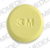 Pill 3M NORGESIC White & Yellow Round is Norgesic