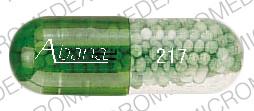 Pill 217 Abana Green Capsule/Oblong is Obenix