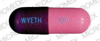 Pill 309 WYETH is Omnipen 500 MG