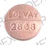 Pill SOLVAY 2808 is Orasone 1 MG