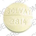 Pill SOLVAY 2814 Yellow Round is Orasone
