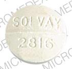 Orasone 50 MG SOLVAY 2816 Back