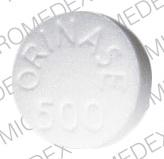 Pill ORINASE 500 White Round is Orinase