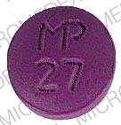 Amitriptyline hydrochloride 75 mg MP 27 Front