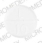 Pill L 10 White Round is Ledercillin VK
