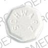 Pill SCHWARZ 532 Blue Eight-sided is Levsin SL