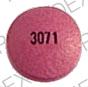 Pill 3071 RUGBY Purple Round is Amitriptyline Hydrochloride
