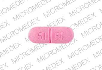 Pill 51 51 GEIGY Pink Oval is Lopressor
