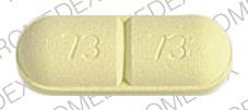 Pill 73 73 GEIGY Yellow Capsule-shape is Lopressor HCT