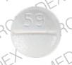 Pill R 59 White Round is Lorazepam