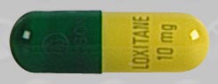 Pill Logo WATSON LOXITANE 10 mg Green Capsule/Oblong is Loxitane