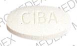 Pill 135 CIBA White Elliptical/Oval is Ludiomil