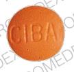Pill CIBA Orange Round is Ludiomil