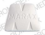 Marax 25 mg / 10 mg / 130 mg Marax ROERIG 254 Front